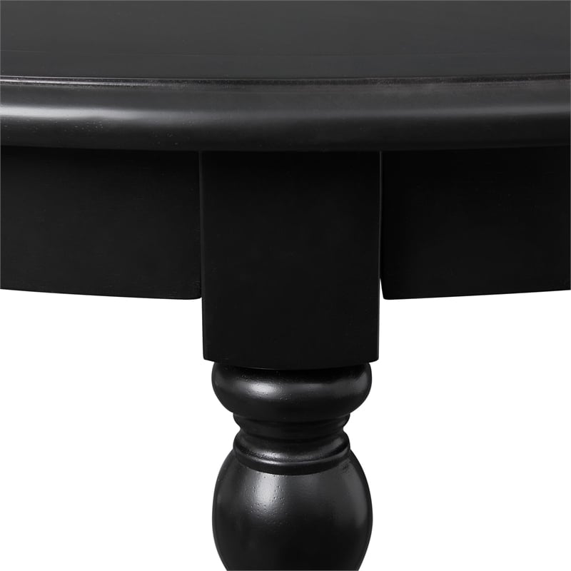 Philippe Round Dining Table Black