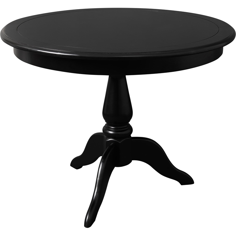 Philippe Pedestal Dining Table Black