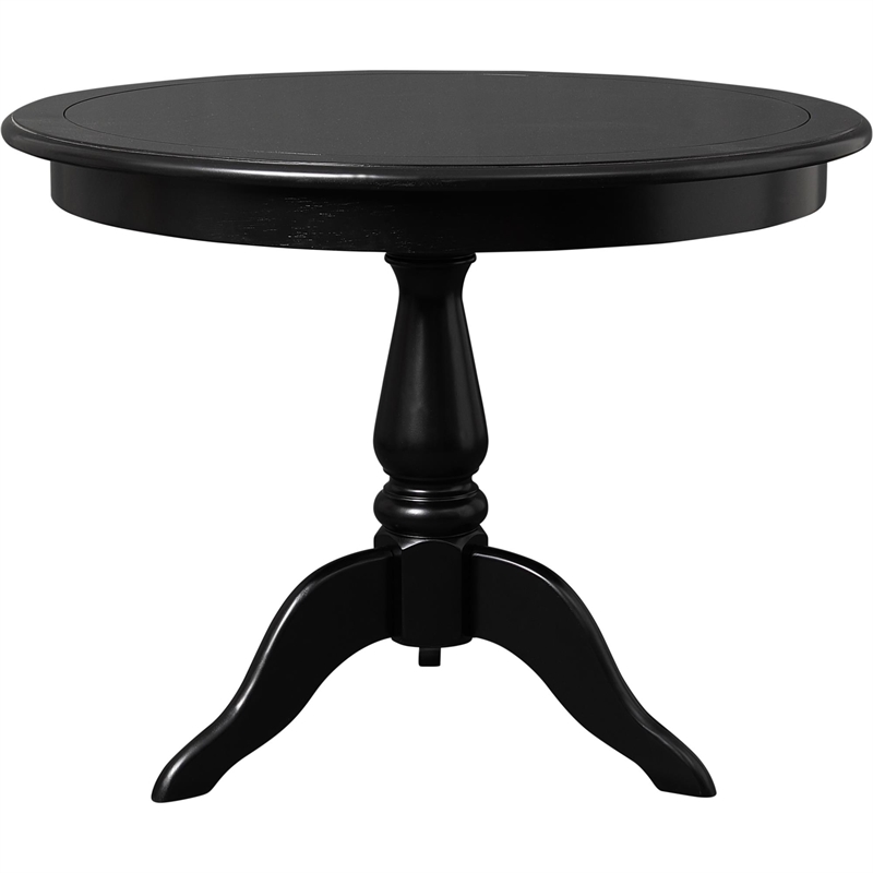 Philippe Pedestal Dining Table Black
