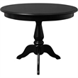 Philippe 5 Piece Dining Set Black Pedestal
