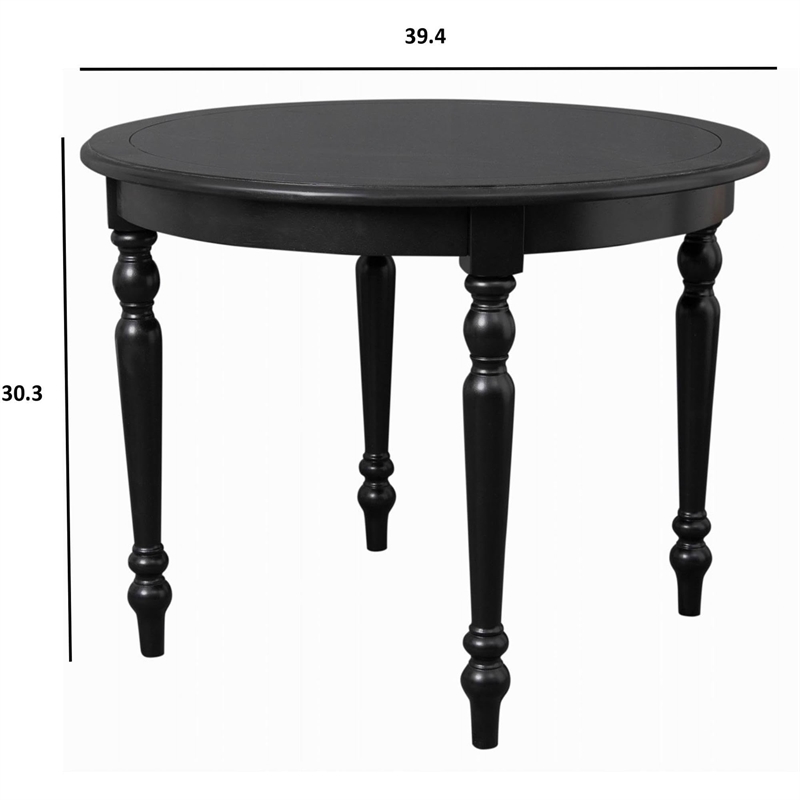 Philippe 5 Piece Dining Set White Round