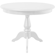 Philippe 5 Piece Dining Set White Pedestal