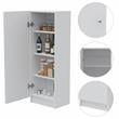 TUHOME Belleria Pantry Engineered Wood Pantries in  White