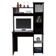 TUHOME Versalles Desk  Engineered Wood Desks in  Black
