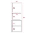Mila Bathroom  Medicine Cabinet - color White - material Engineered Wood
