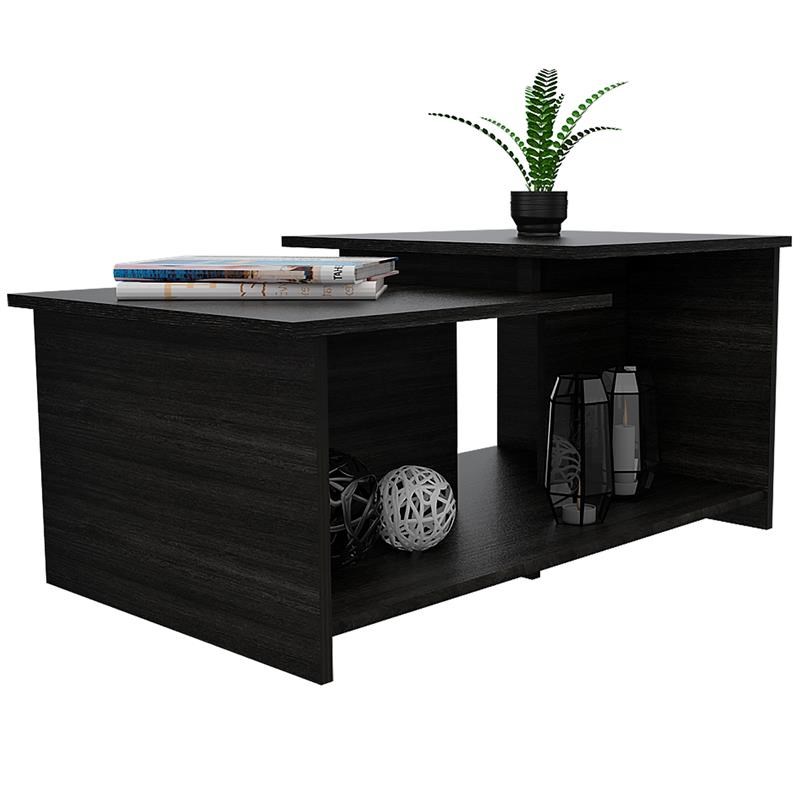 TUHOME Wema 3 Coffee Table Engineered Wood Coffee Tables in  Brown