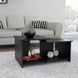 TUHOME Wema 3 Coffee Table Engineered Wood Coffee Tables in  Brown