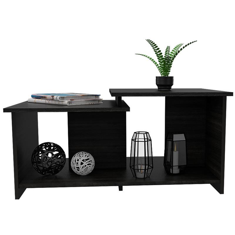 TUHOME Wema 3 Coffee Table Engineered Wood Coffee Tables in  Brown