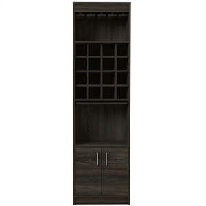 tuhome kava bar cabinet engineered wood bar cabinets in  brown