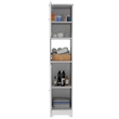 TUHOME Ibis Linen Cabinet  Engineered Wood Storage Cabinets in  White