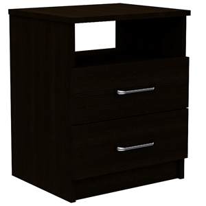 tuhome napoles 2 drawer engineered wood night stand
