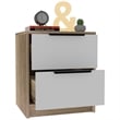 TUHOME Kaia Nightstand  Engineered Wood Nightstands in  Multi-color