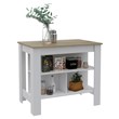 TUHOME Cala Kitchen Island  Engineered Wood Kitchen Islands in  Multi-color