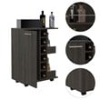 TUHOME Bar Cart  Engineered Wood Bar Carts in  Brown