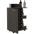 TUHOME Bar Cart  Engineered Wood Bar Carts in  Brown