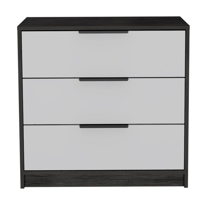 TUHOME Kaia 3 Drawer Dresser Engineered Wood Dressers in  Multi-color
