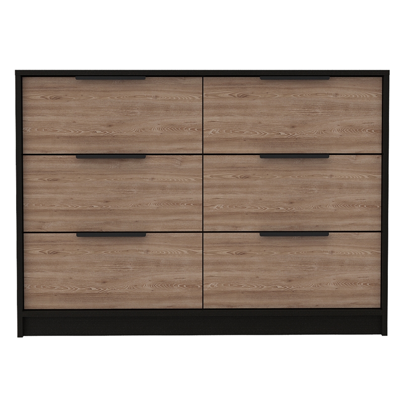 Tuhome Kaia Modern 4 Drawer Dresser In, Small Modern Dresser Black