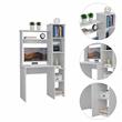 TUHOME Versalles Desk Engineered Wood Desks in  White