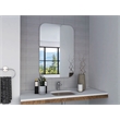 TuHome Mirrored Modern- Material- Glass Pompei Mirror