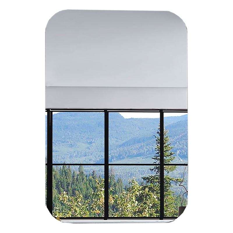 TuHome Mirrored Modern- Material- Glass Pompei Mirror