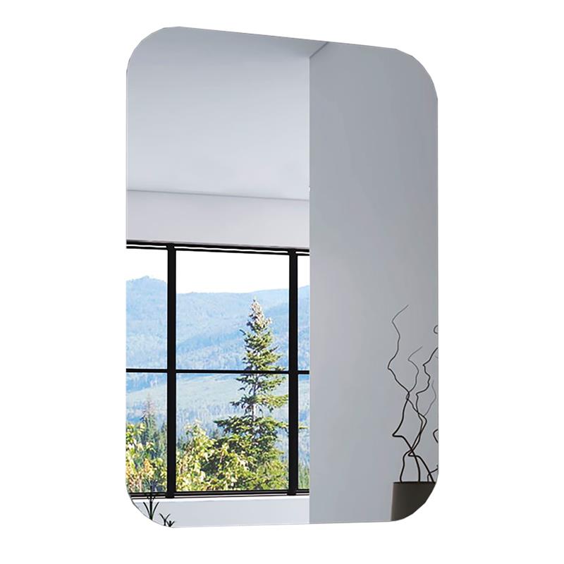 TuHome Mirrored Modern- Material- Glass Pompei Mirror