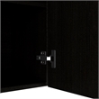 TuHome Black Modern Engineered Wood Portofino 150 Wall Cabinet