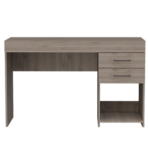 tuhome ibare 2 drawer modern wooden home office computer desk