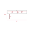 TUHOME Armin Lift Top Coffee Table Engineered Wood Coffee Tables in  Multi-color