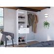 TUHOME Manchester 150 Closet System  Engineered Wood Closet Systems in  White