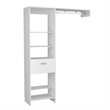 TUHOME Manchester 150 Closet System  Engineered Wood Closet Systems in  White