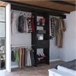 TUHOME Manchester 250 Closet System -  Black - Engineered Wood