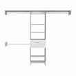 TUHOME Manchester 250 Closet System - Color White -Engineered Wood
