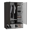 TUHOME Rosie Armoire - Multi-Color- Material Engineered Wood