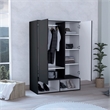 TUHOME Rosie Armoire - Multi-Color- Material Engineered Wood