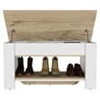 TUHOME Austin Storage Table Engineered Wood Entryway Benches in  Multi-color