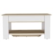 TUHOME Austin Storage Table Engineered Wood Entryway Benches in  Multi-color