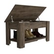 TUHOME Austin Storage Table Engineered Wood Entryway Benches in  Brown