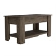 TUHOME Austin Storage Table Engineered Wood Entryway Benches in  Brown