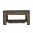 TUHOME Austin Storage Table Engineered Wood Entryway Benches in  Brown