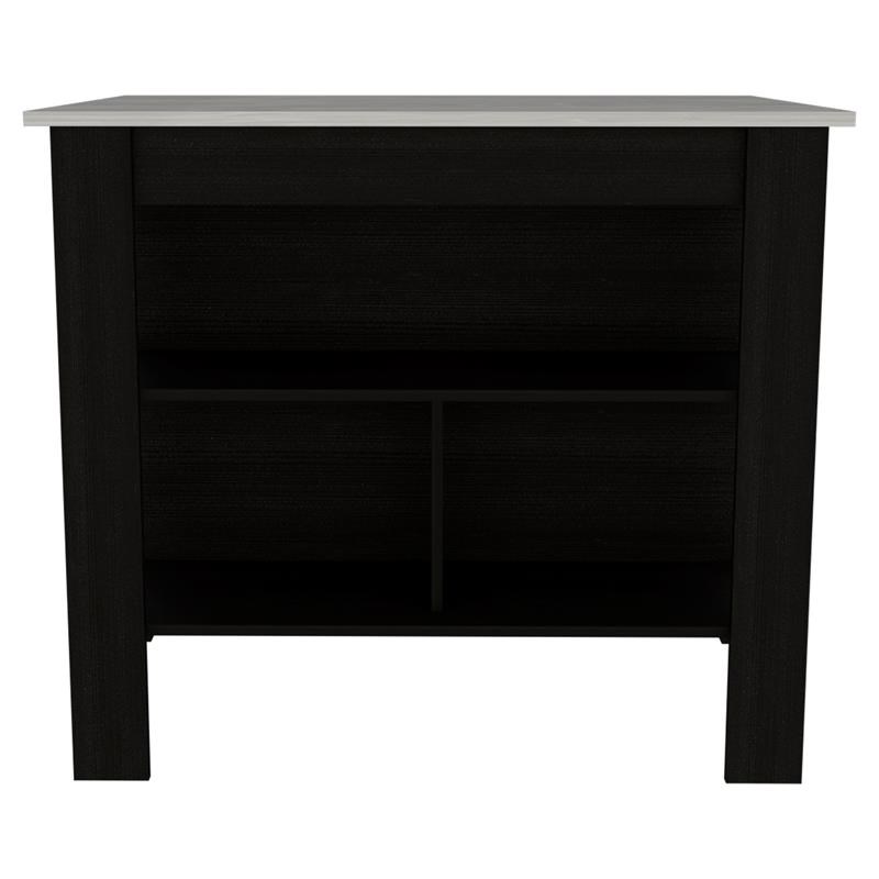 TUHOME Cala Kitchen Island  Engineered Wood Kitchen Islands in  Multi-color
