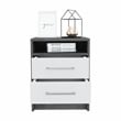 TUHOME Eter Nightstand Engineered Wood Nightstands in  Multi-color