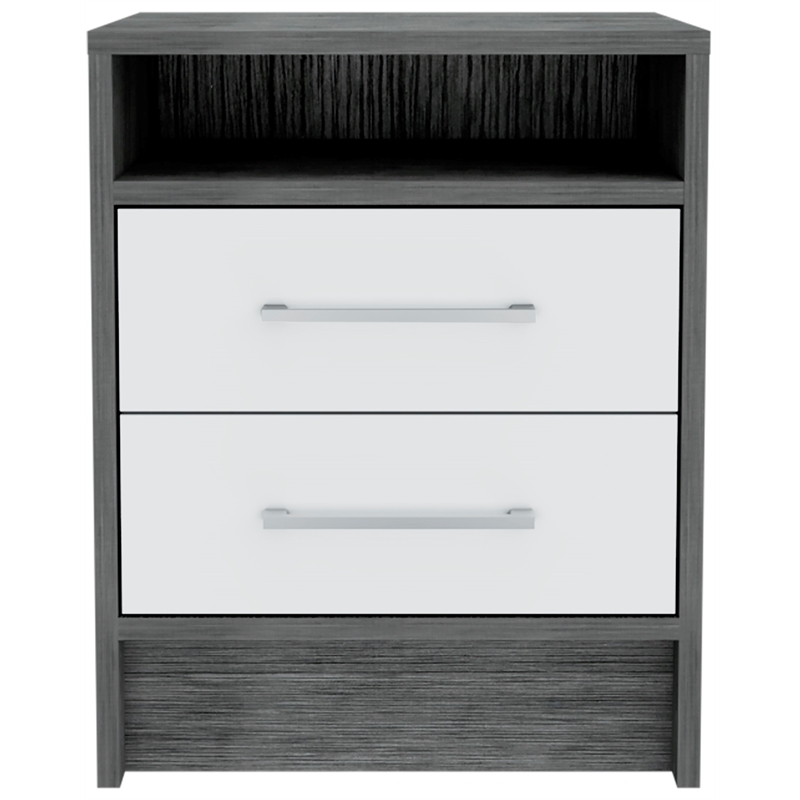 TUHOME Eter Nightstand Engineered Wood Nightstands in  Multi-color