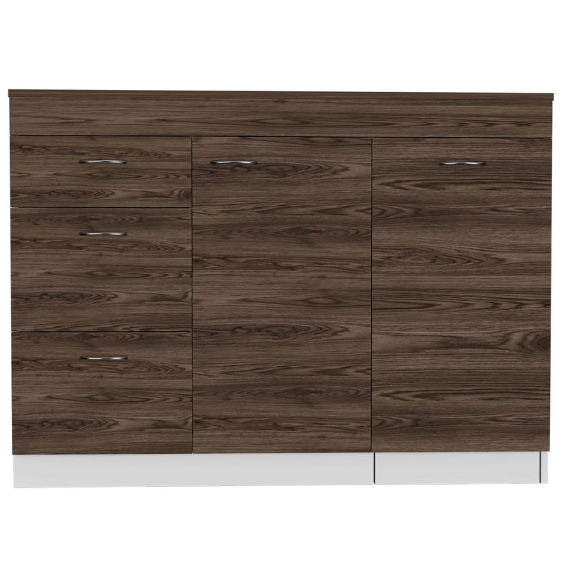 TUHOME Grecia Kitchen Base Cabinet  Engineered Wood  in  Multi-color
