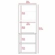TUHOME Mila Bathroom Cabinet - Ash Engineered Wood - For Bathroom