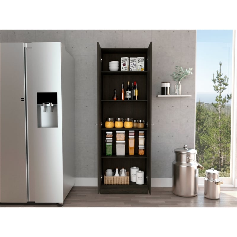 TUHOME Multistorage Cabinet - Multi-color -Engineered Wood