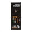 TUHOME Multistorage Cabinet - Multi-color -Engineered Wood