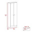 TUHOME Multistorage Cabinet - Multi-color -Engineered Wood