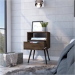 TUHOME Otom Nightstand - Color Brown - Material Engineered Wood