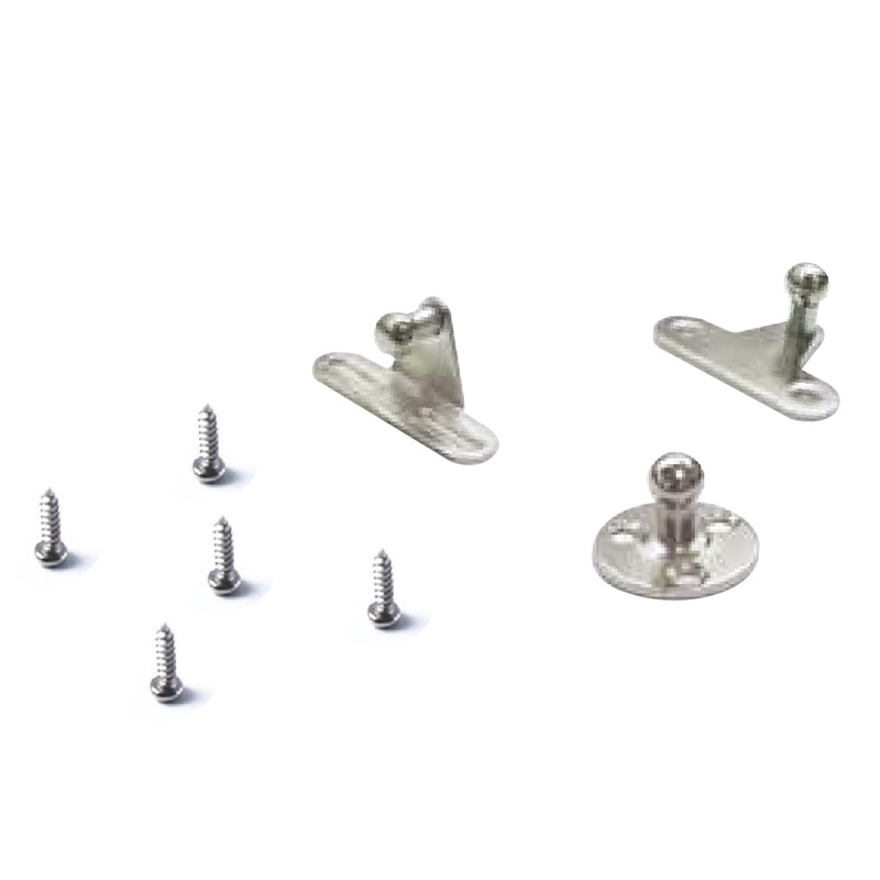 TUHOME 100N Cabinet Gas Spring Lid Support Soft Closing silver stainless steel