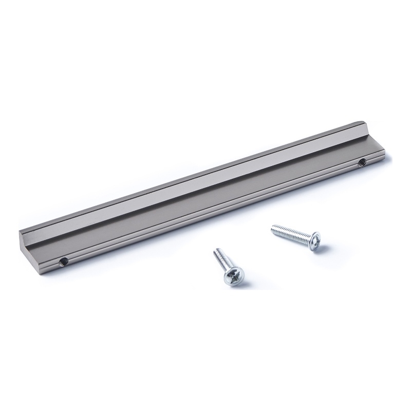 TUHOME  silver Finger Pull Handle For Home  4- 5/16 